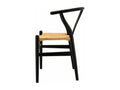 Chair in black lacquered birch and Lumenao paper IZIA89283