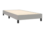 Zensova upholstered bed with light grey mattress 100x200cm Zensova FCQG22624