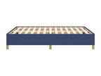 Bed frame without mattress blue 140x190 cm Zensova VJCG00887