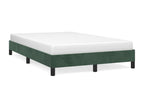 Dark green bed frame 120x190 velvet LRJU59144