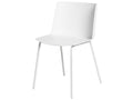 Zensova Modern Chair in Polypropylene and Metal - White Color GZMX28732