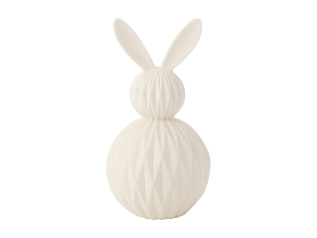 Porcelain rabbit LED lamp 25 cm ZEZT24027