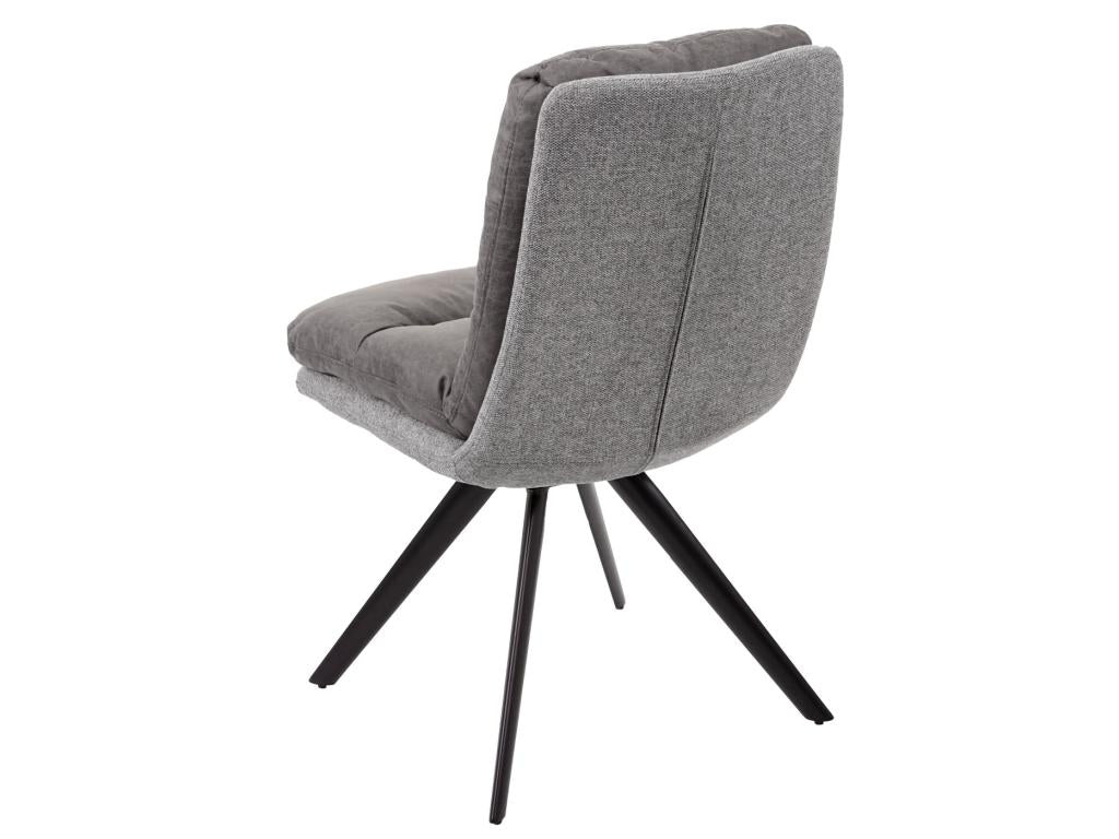 Zensova-G66 dining chair, Zensova self-positioning swivel kitchen chair - light grey-grey NHIR20448
