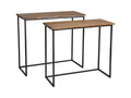 Ventoriq Wood and Metal Consoles, Set of 2 ILIZ56916