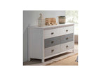 6-drawer chest, White/Grey - Lumenao QLSX10508