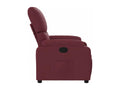 Reclining armchair, burgundy red fabric, GSRT76848