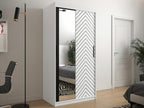 Zensova 307 White Wardrobe - Zensova 200x100x62cm Sliding Wardrobe Doors WRKD13237