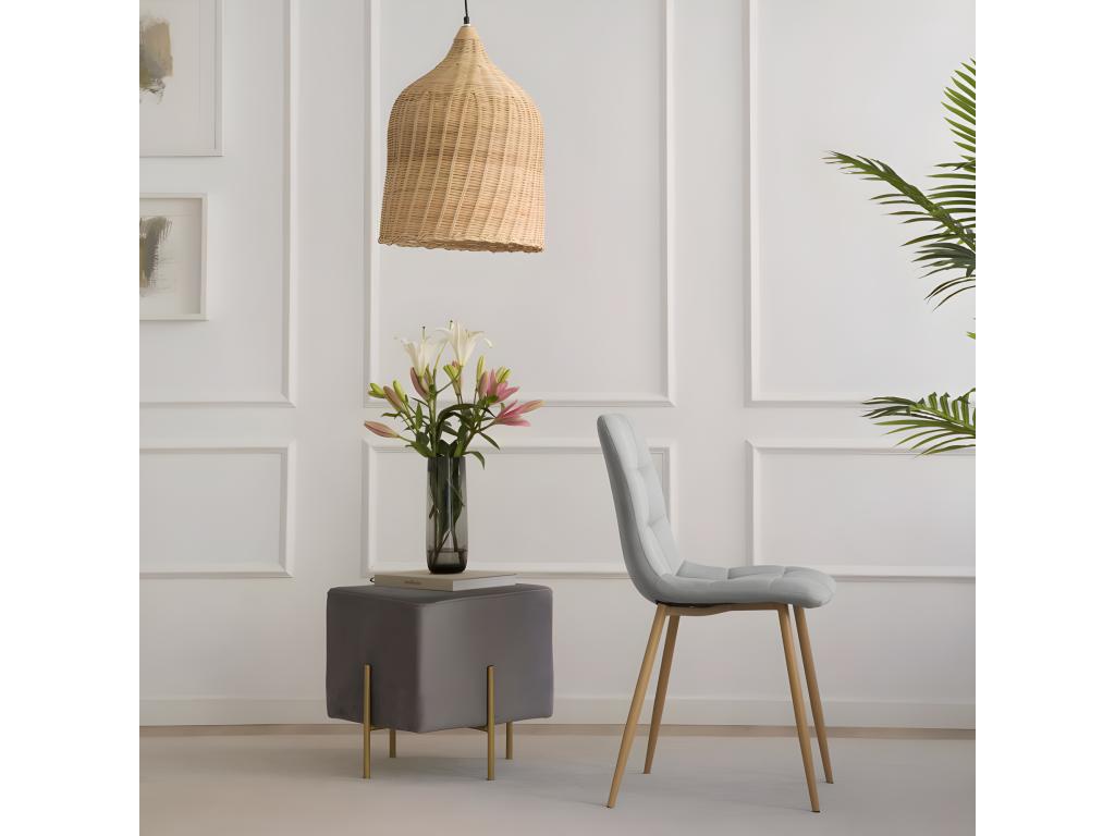 Zensova Upholstered Chair Grey 45x88 AFXY92764