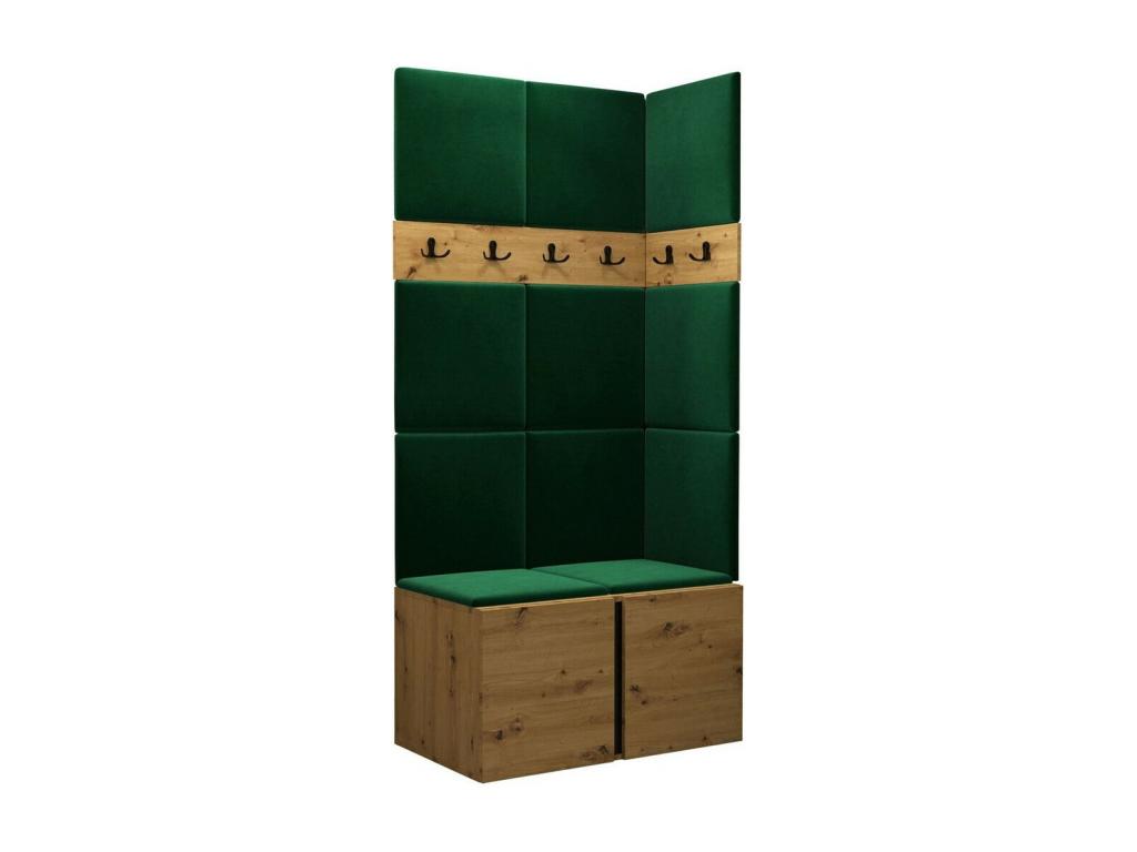 Zensova 264 Hallway Unit 186x84x46cm Zensova Oak Tapestry - Laminate BTEP25586