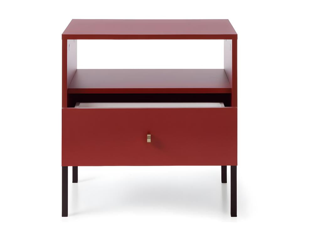 Zensova NS54 1D Bedside Table 54x39x56 Red VKRE72349