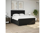 Lumenao bed base with black mattress 180x200 cm fabric BZHA82294