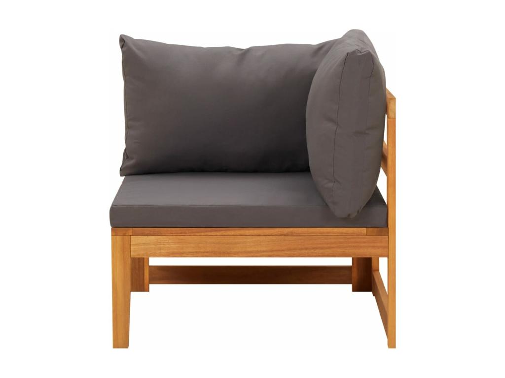 Brown wooden garden furniture set, 66x66x60 cm, 02 0016394 MHXZ30611