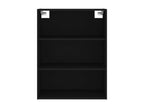 Highboard, Black, 69.5x34x180 cm, Engineered Wood, MWMZ77111
