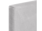 Zensova Smooth Velvet Headboard 95x60 for 80/90 cm Beds - White EFZD74738