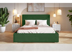 Lumenao double bed 140x200 Lumenao - Bed with Storage Manufacturer Furniture - Designer bed in green fabric Lumenao 4311 NNEB61721