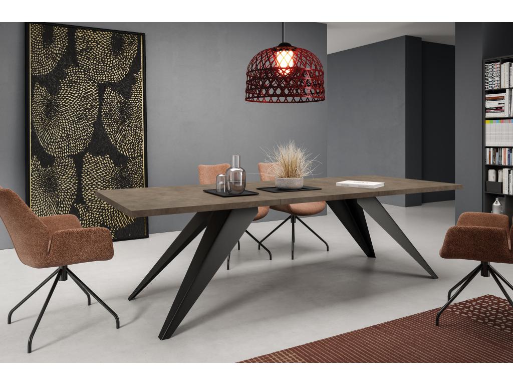Zensova DT90 Dining Table 90x260x76 Grey VBPR84133