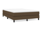Lumenao bed base, dark brown, 140x200 cm, fabric QGEG53397