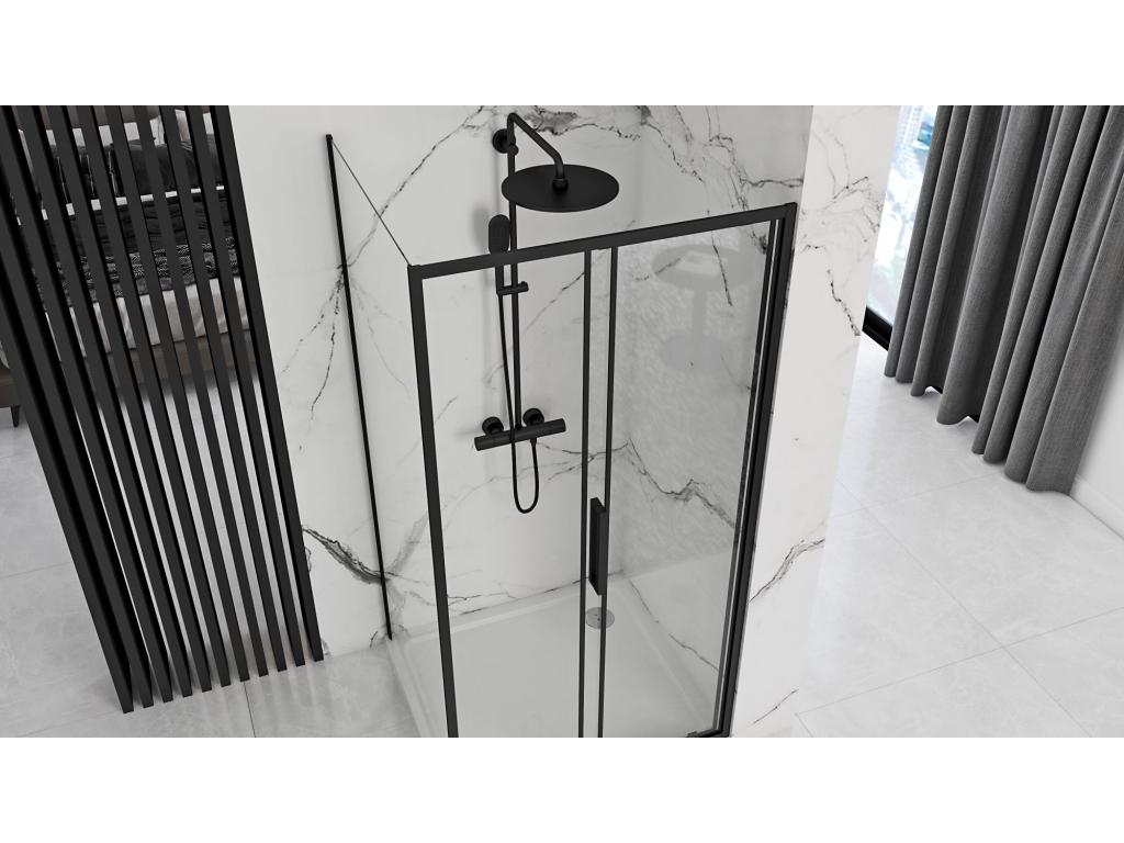 Lumenao 100x100 Black Shower Enclosure TUDO95565