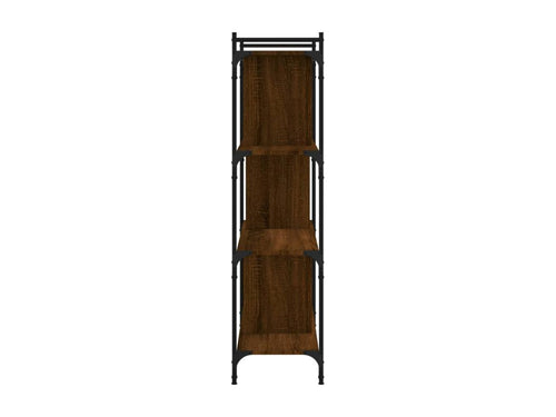 4-tier bookcase, brown oak, 76x32x123 cm, Zensovaingénierie WMBN45831