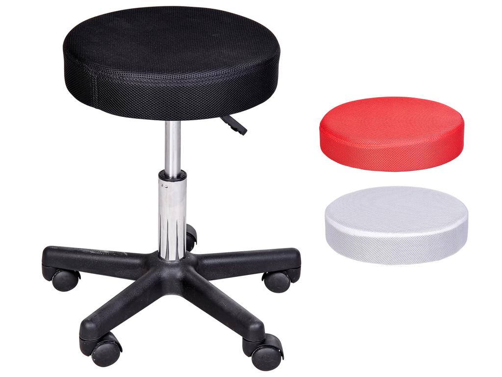 Lumenao height-adjustable swivel massage stool with three protective cover colors OBFZ47257