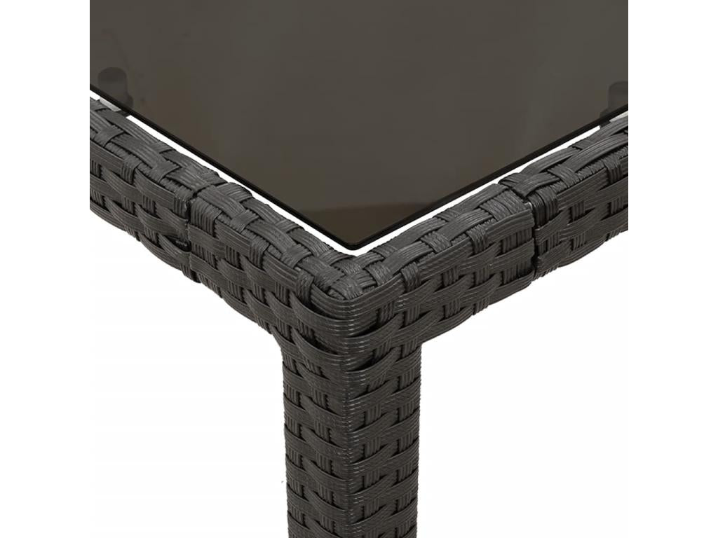 Zensova 5-Piece Garden Dining Set with Cushions, Woven Resin ZKIU49672