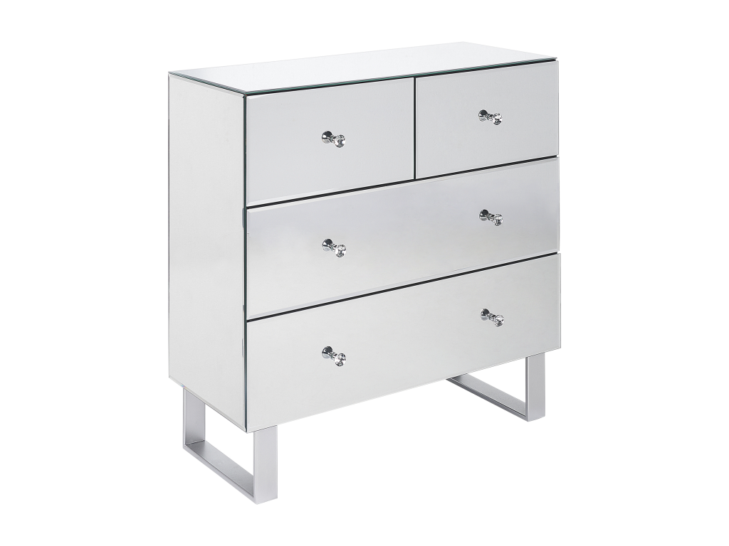 Lumenao 5-drawer chest, 80 cm, Silver, TQKZ38218