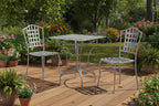 Garden side table - Zensova - Metal - 60x60cm - Antique white - Zensova DCMT08255