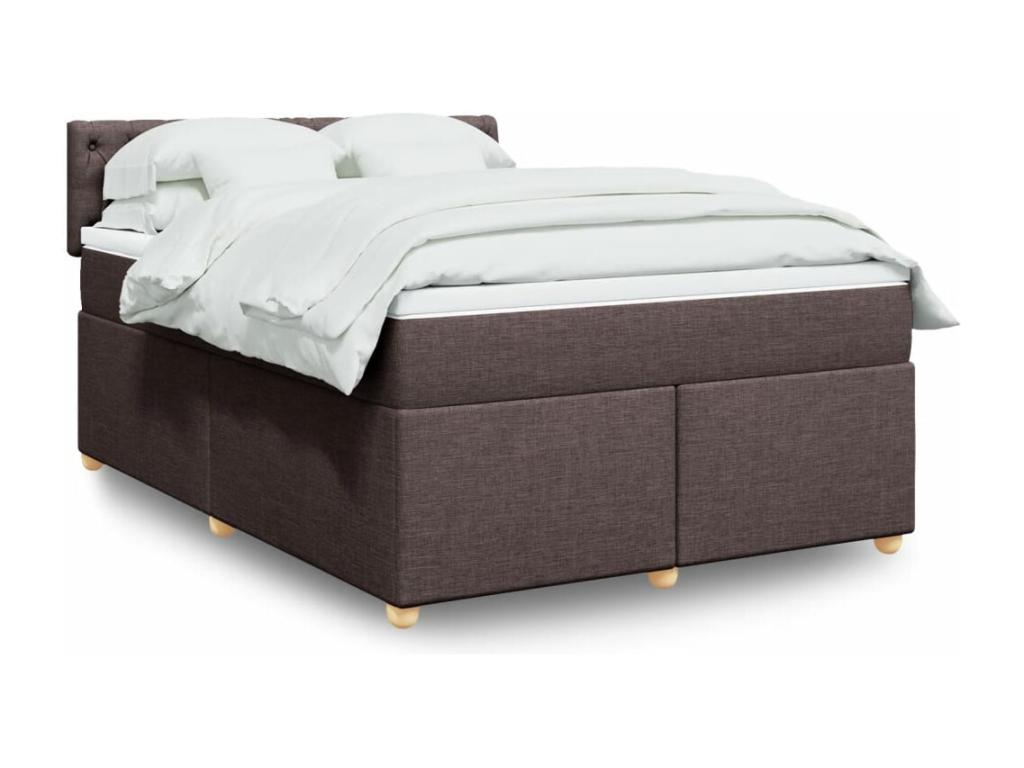 Zensova bed with mattress, dark brown, 160x200 cm, IVAH15426