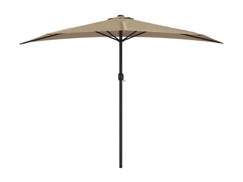 Zensova 300x155 cm Half Balcony Parasol with Aluminium Pole WYKJ52214