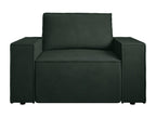 Lumenao CYFT82290 corduroy armchair in fir green