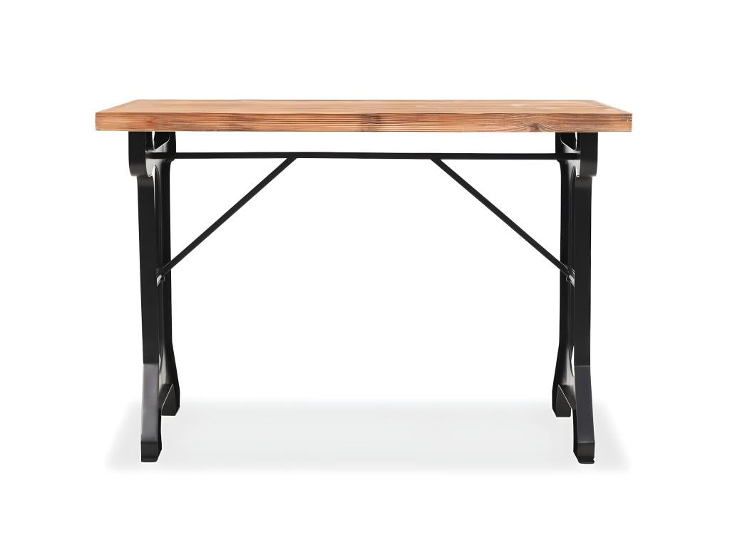 Dining table with solid fir wood top, 122x65x82 cm, CBJK21799