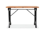 Dining table with solid fir wood top, 122x65x82 cm, CBJK21799