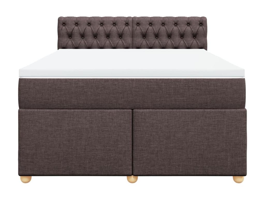 Zensova bed with mattress, dark brown, 160x200 cm, IVAH15426