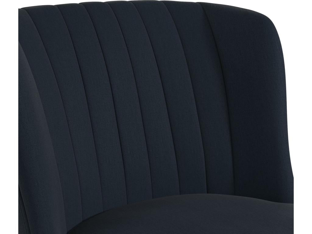 Lumenao - Navy blue fabric armchairs KTAN65016