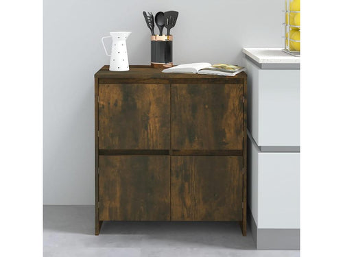 Smoked Oak Sideboard 70x41x75 cm Engineered Wood DYBG93288