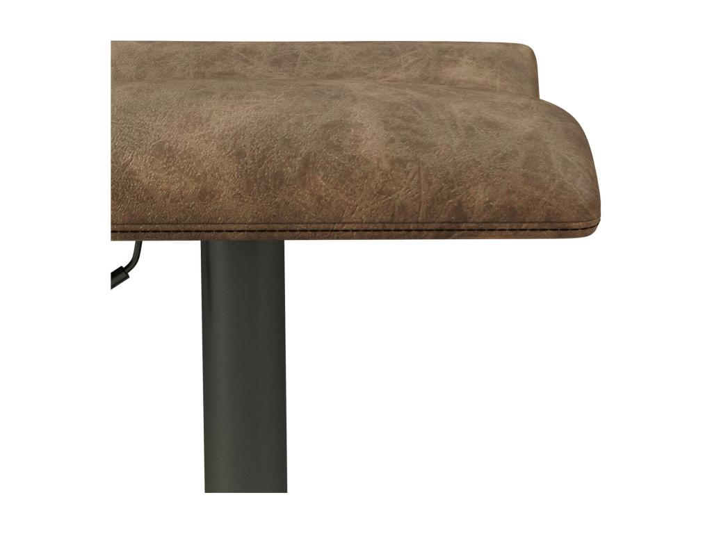 Ventoriq-Taburete Ventoriq of brown synthetic skin x2 MLQV22572