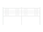 White metal headboard 193cm HRFY03951