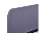 Light Grey Fabric Bed 160x200 3 EZCT23155
