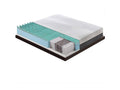 Pocket spring mattress - memory foam - 9 zones with removable cover, Lumenao model 70x200 cm KBNL23828