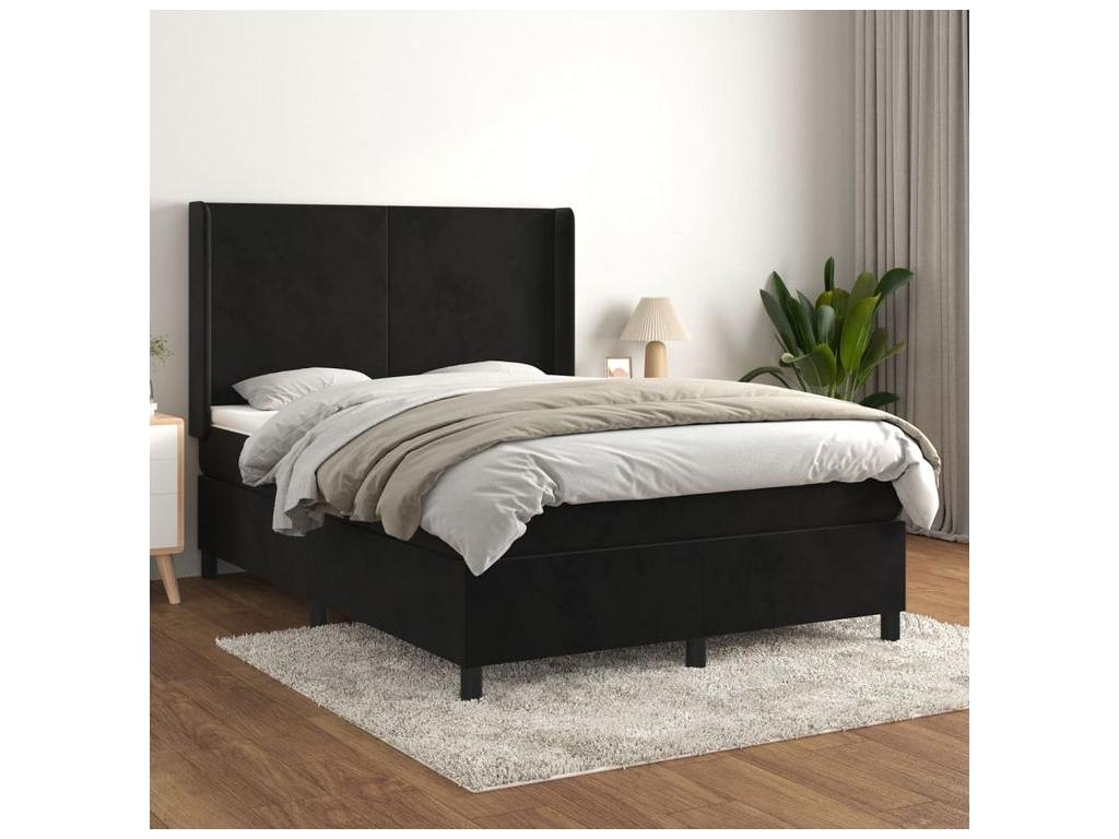 Zensova bed with Zensova mattress 140x190 Velvet HQXQ98976