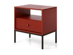 Zensova NS54 1D Bedside Table 54x39x56 Red VKRE72349