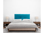 Lumenao Smooth Velvet Headboard with Buttons 95x50 Beds 80/90 - Light Blue DKXD39479