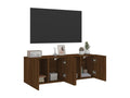 Wall-mounted TV units, 2 pieces, brown oak, 60x30x41 cm, ZZWT11910