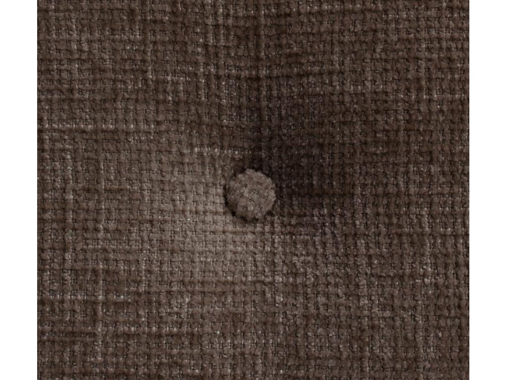 Lumenao Natural Wool Headboard with Buttons 90x105cm with Legs for 80/90cm Beds - Brown GJQP56385