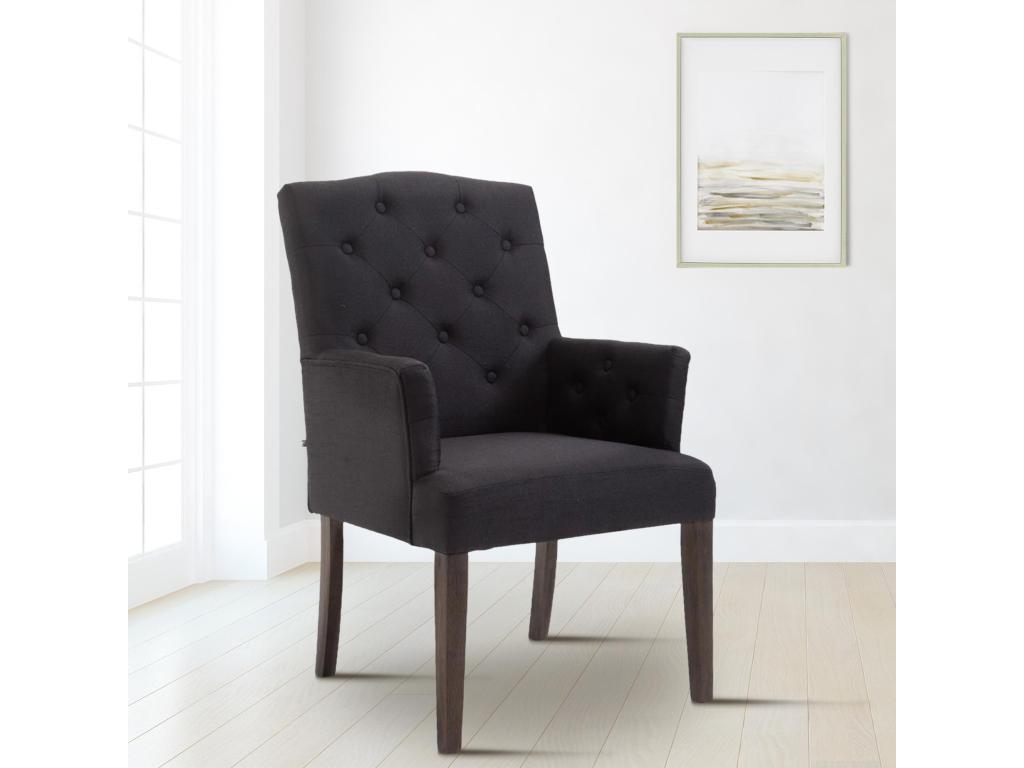 Armchairs - Fabric / Antique - Black - Sugar OOLX43463