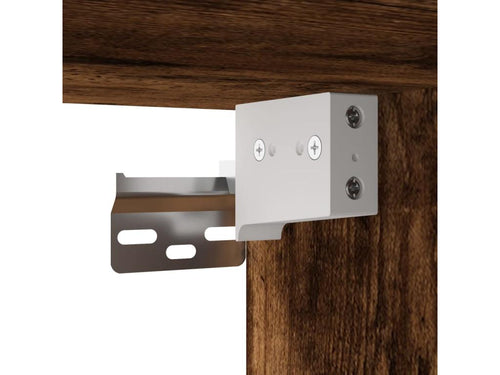 Smoked Oak Highboard 34.5x32.5x180 cm Zensovaingénierie NQJW08968