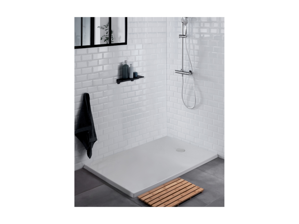 Lumenao 80x80 cm acrylic square white shower tray FAKE71621