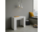 Extendable console table 90x48/204 cm Basic Small White Ash PITX67547