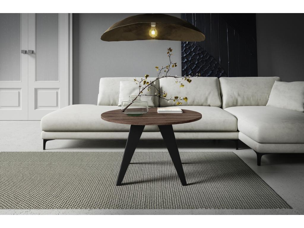 Lumenao CT75 Coffee Table 75x75x50 Brown CYEP95219