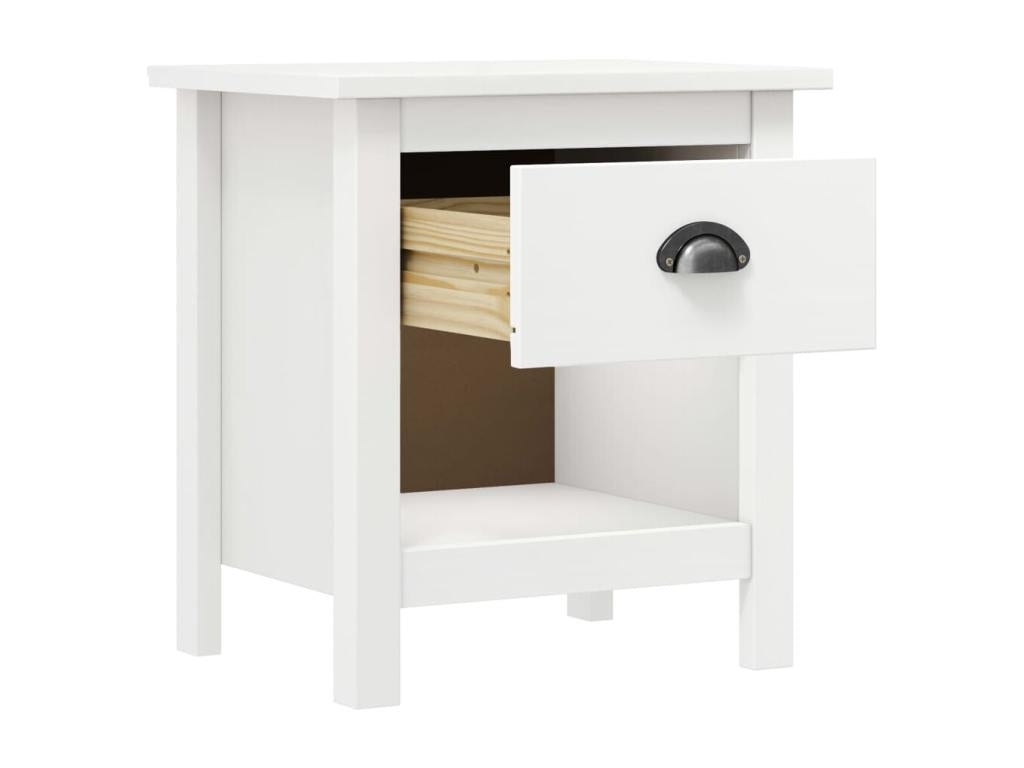 Lumenao 2-Piece Bedside Tables 46x35x49.5 cm Solid Pine Wood BCUD58578